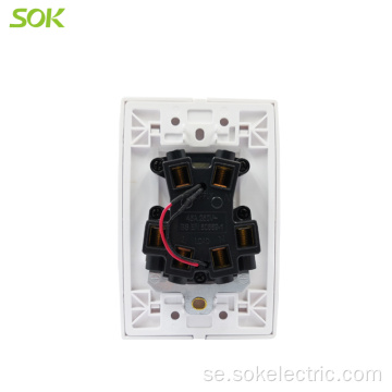 45A DP Switch Vit 250V anslutningar och brytare